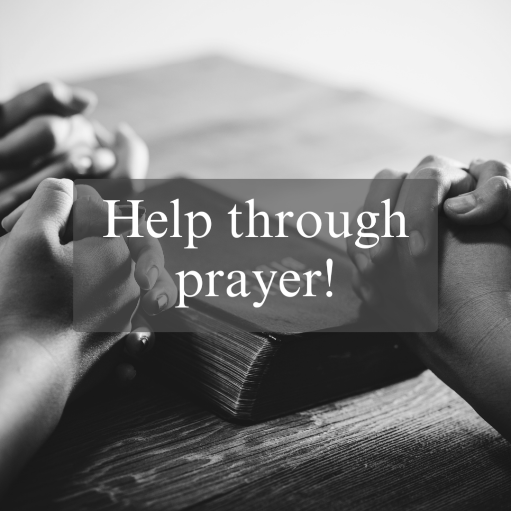 Help through prayer